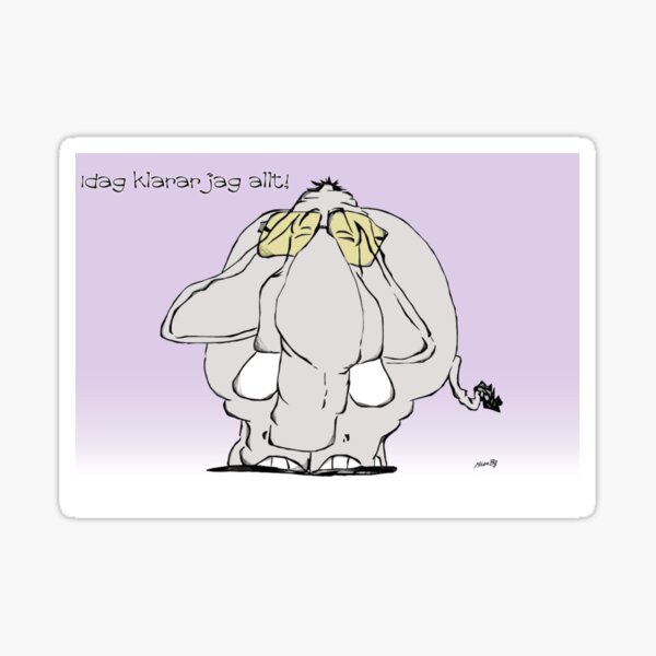 Idag klarar jag allt Sticker