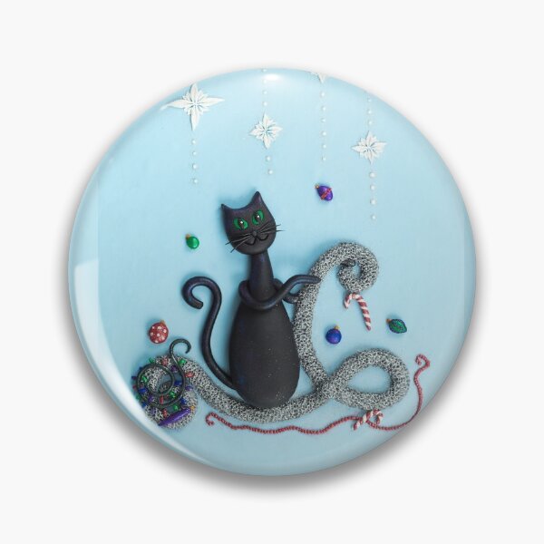 Item preview, Happy Christmas Cat designed and sold by DeidreDreams.