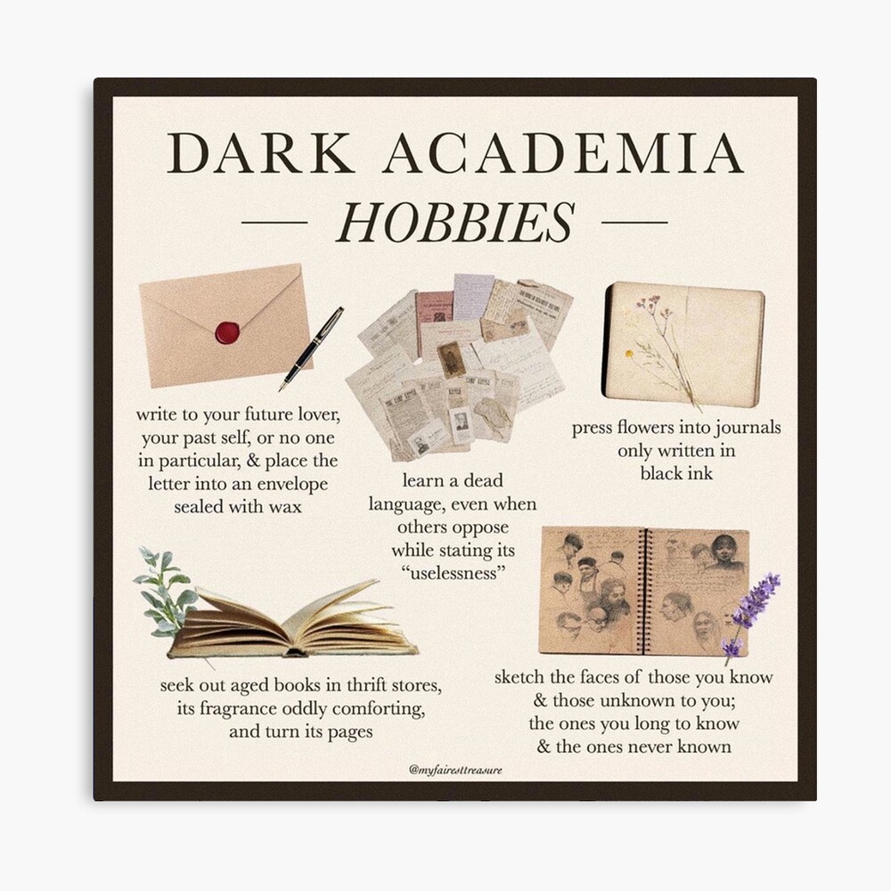 Featured image of post Dark Academia Letter
