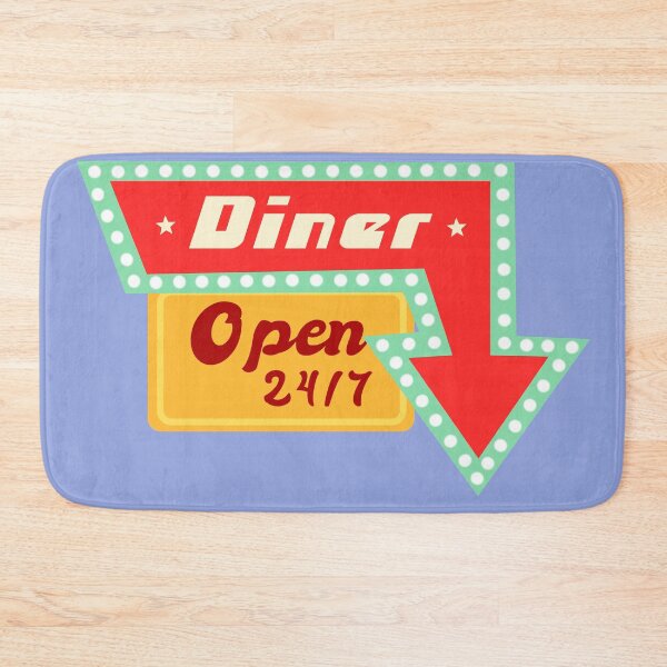 Item preview, Retro Diner sign. Vintage diner designed and sold by DiscoDaisyy.