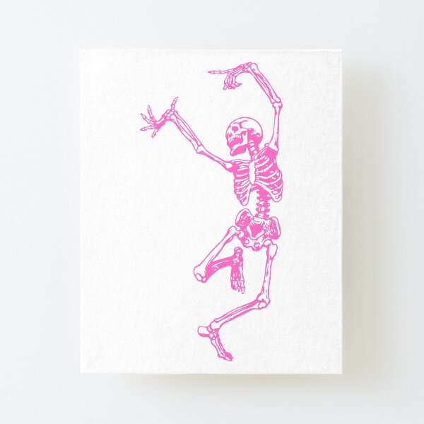 Dance With Pink Death Canvas Mounted Print