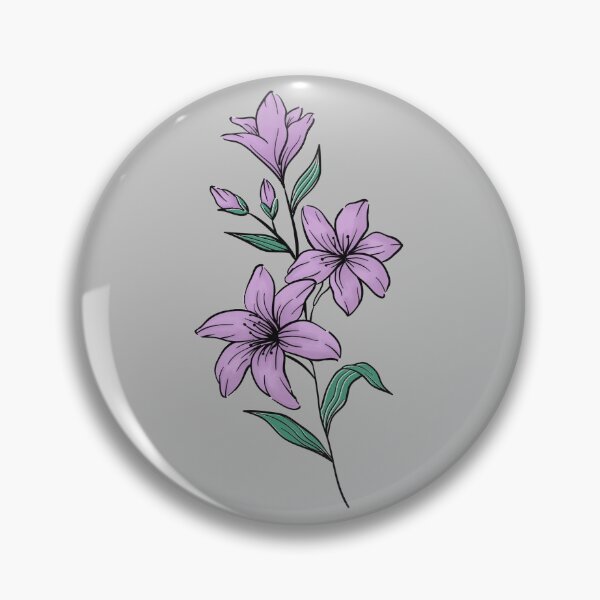 Artikelvorschau, Ästhetische lila Blume entworfen und verkauft von conilady.