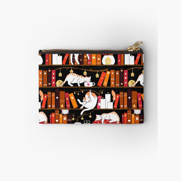 Item preview, Library cats - cherry red designed and sold by Elenanaylor.