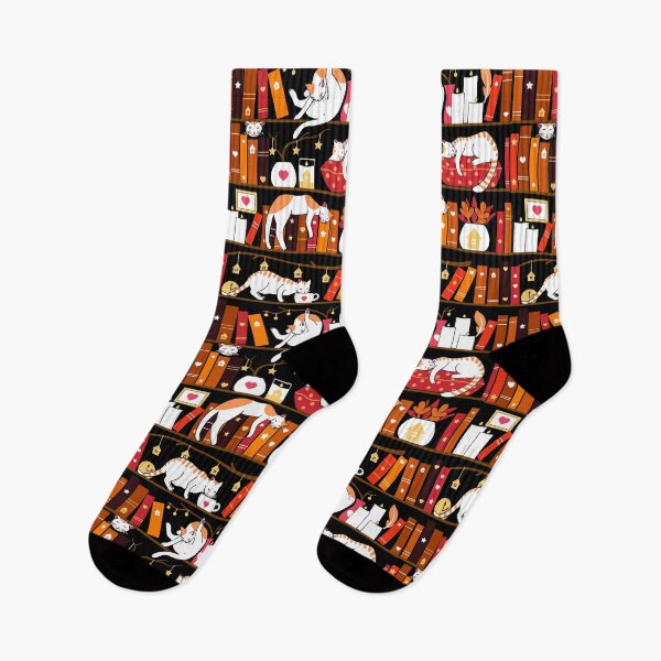 Item preview, Library cats - cherry red designed and sold by Elenanaylor.