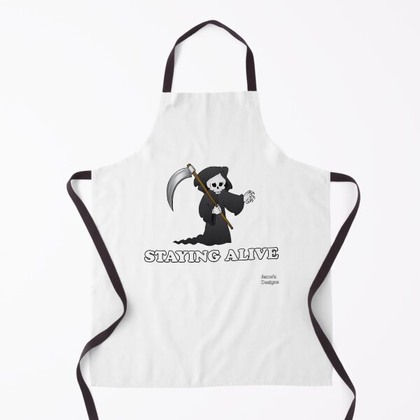 Item preview, Staying Alive w/ Grim Reaper - Jame's Designs designed and sold by JamesShirts-com.