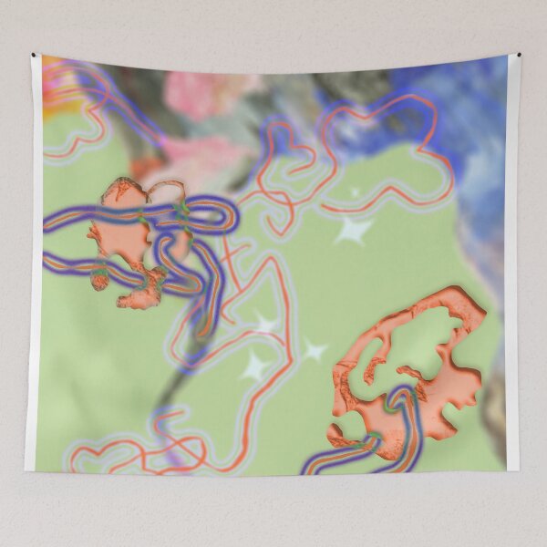 Item preview, Psychedelic abstract mesh designed and sold by Pauline Sesniac.