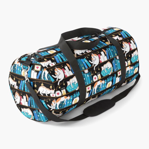 Item preview, Library cats - ocean blue designed and sold by Elenanaylor.