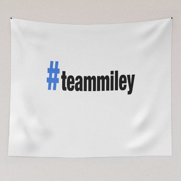 Item preview, HASHTAG #TEAMMILEY - Miley Cyrus Fans Slim Fit designed and sold by lehoansmh.