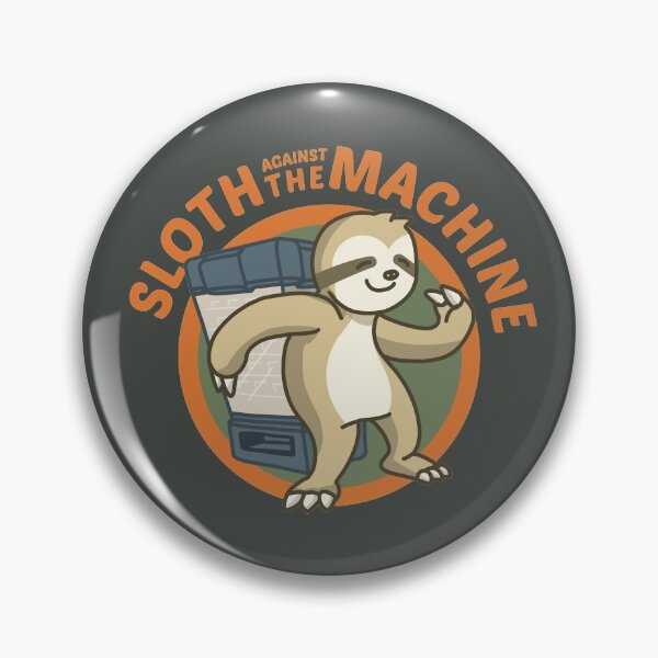 Item preview, Sloth Against The Machine designed and sold by amalonzoart.