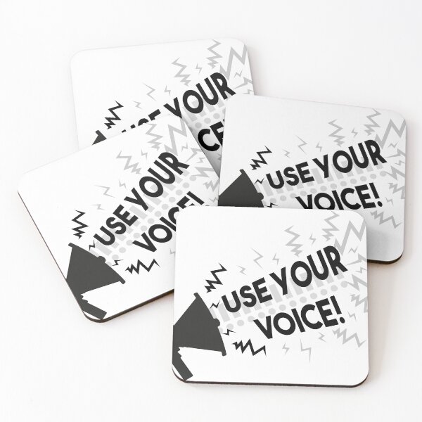 Item preview, Megaphone Activist 'Use Your Voice!' designed and sold by Dr-Faustus.