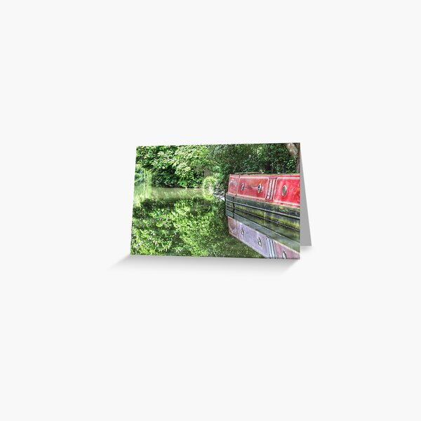 Dreamy Oxford Canal in May Greeting Card