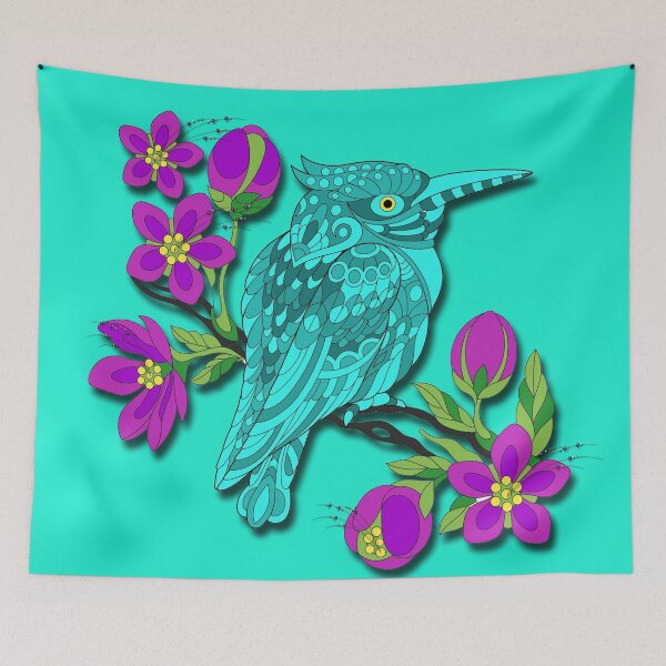 Item preview, Kingfisher  designed and sold by Sonia Jones Art.