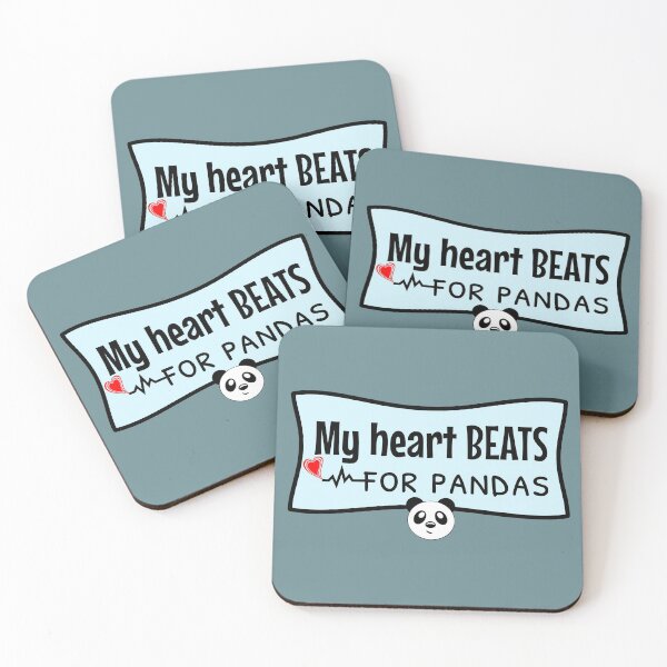 Item preview, My Heart Beats For Pandas designed and sold by DeliriousSteve.