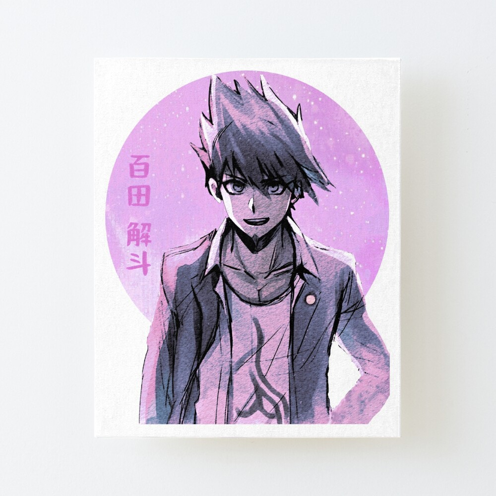 kaito momota danganronpa v3 ultimate gambler vaporwave anime aesthetic yami kawaii fairy kei manga art board print by theodorchik redbubble