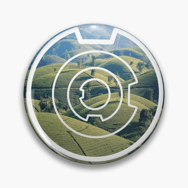 Item preview, Geometric circle Shape Landscape inside the shape designed and sold by Designhub1000.