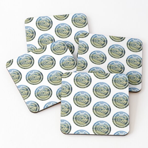 Item preview, Geometric circle Shape Landscape inside the shape designed and sold by Designhub1000.