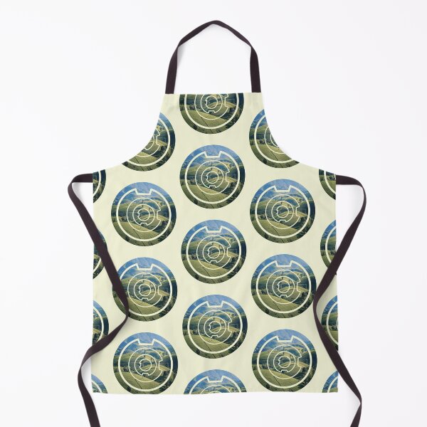 Item preview, Geometric circle Shape Landscape inside the shape designed and sold by Designhub1000.