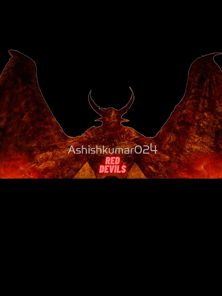 Aperçu 7 sur 7. T-shirt oversize avec l'œuvre diables Rouges créée et vendue par Ashishkumar024.