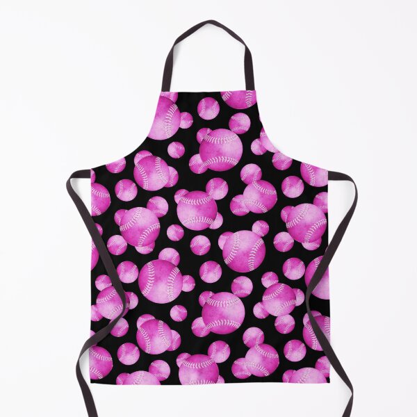 Item preview, hot pink softballs pattern designed and sold by katzdzynes.