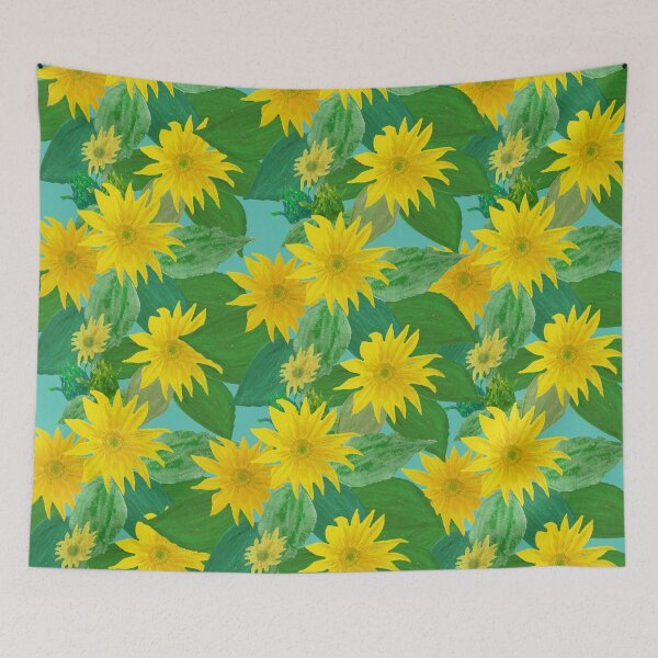 Artikelvorschau, Sonnenblumen-Gouache entworfen und verkauft von Fraise-de-bois.