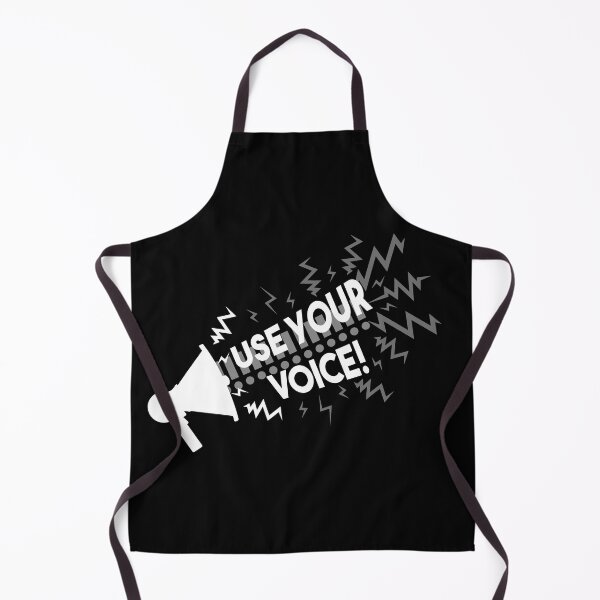 Item preview, Megaphone Activist 'Use Your Voice!' White designed and sold by Dr-Faustus.