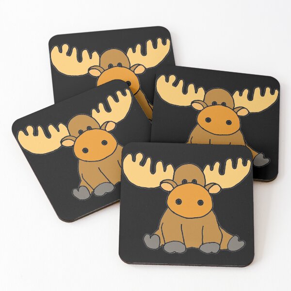 Item preview, Cute Funny Baby Moose Cartoon designed and sold by Nature's Fancy.