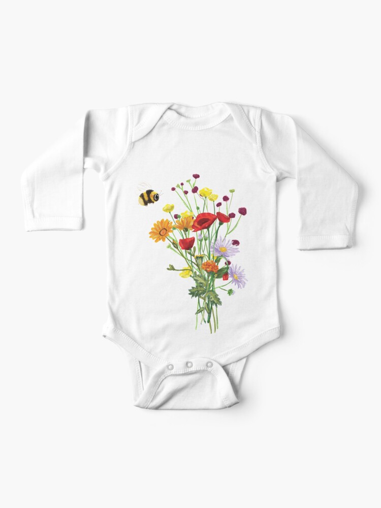 Thumbnail 1 of 2, Baby One-Piece, A Bee Sees designed and sold by beccajemz.