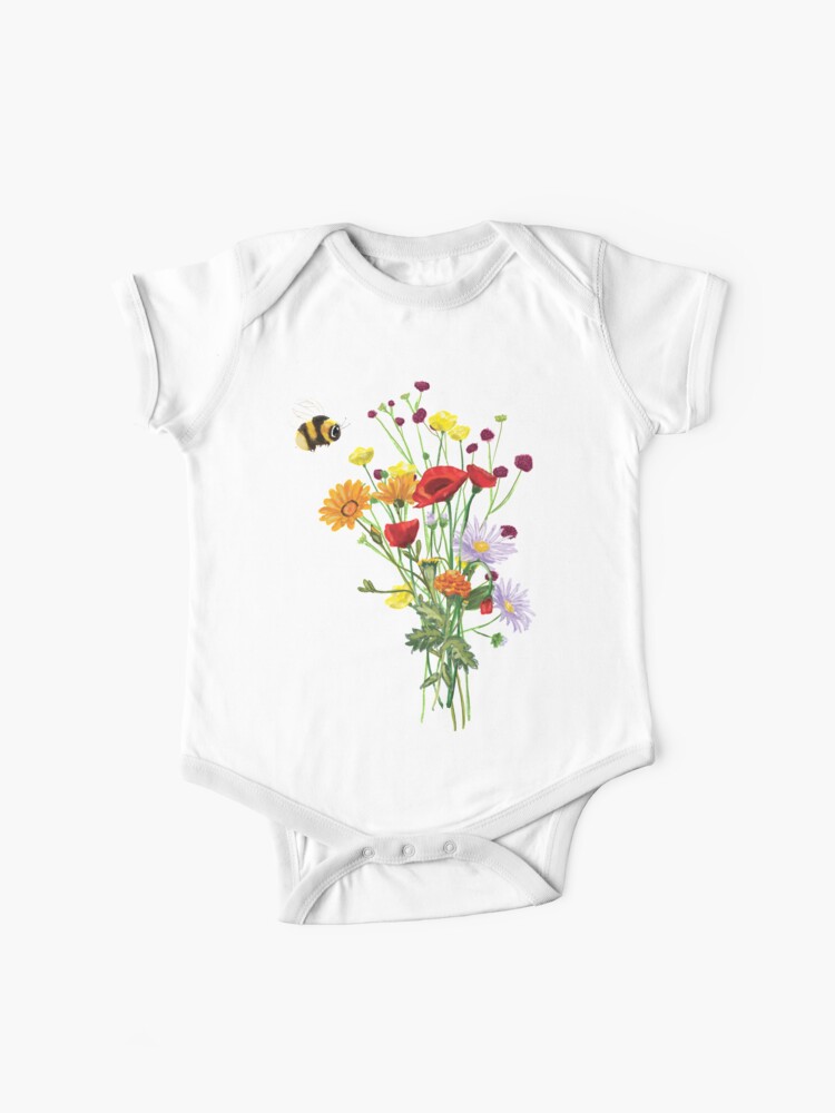 Thumbnail 1 of 2, Baby One-Piece, A Bee Sees designed and sold by beccajemz.