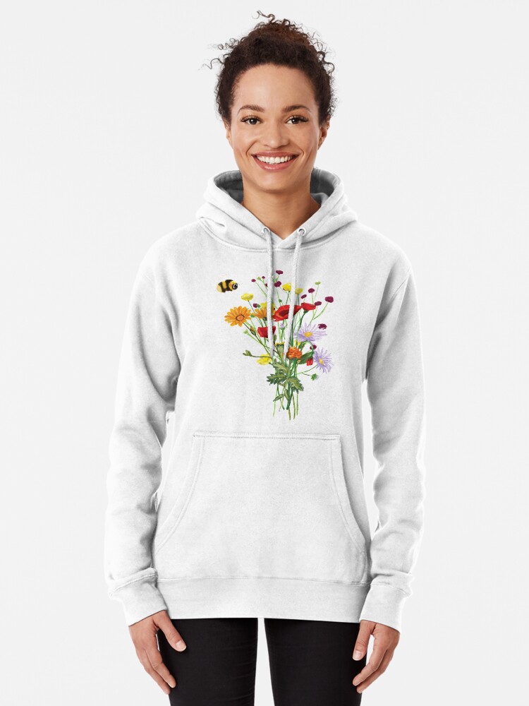 Thumbnail 2 of 5, Pullover Hoodie, A Bee Sees designed and sold by beccajemz.
