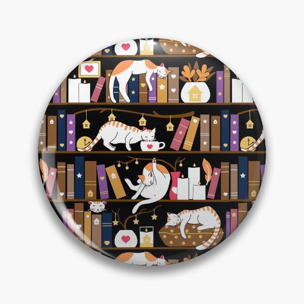 Item preview, Library cats - caramel chocolate designed and sold by Elenanaylor.