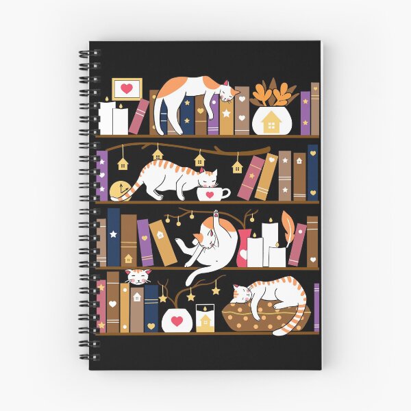 Item preview, Library cats - caramel chocolate designed and sold by Elenanaylor.