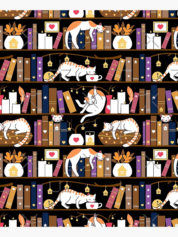 Library cats - caramel chocolate by Elenanaylor