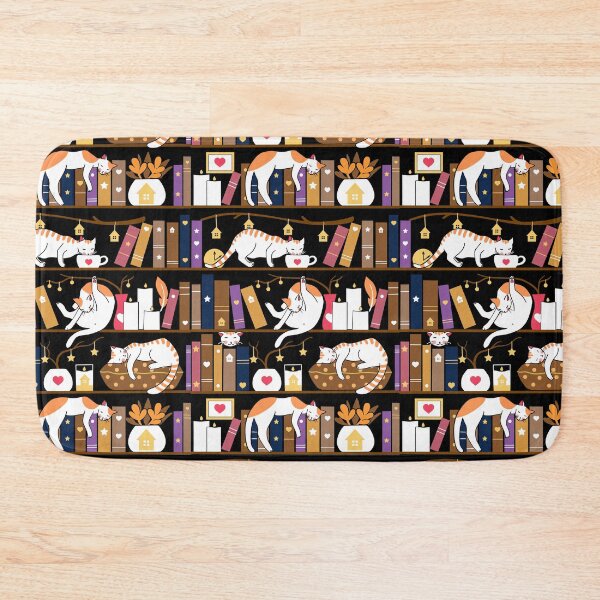 Item preview, Library cats - caramel chocolate designed and sold by Elenanaylor.