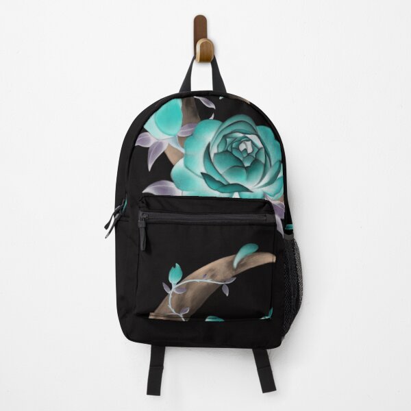 Item preview, Romantic Half Crescent Moon with Roses and Leaves designed and sold by Tyler Rosso.