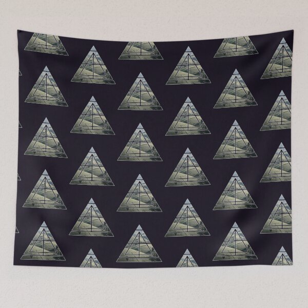 Item preview,  Geometric Shape Landscape scene inside shape designed and sold by Designhub1000.