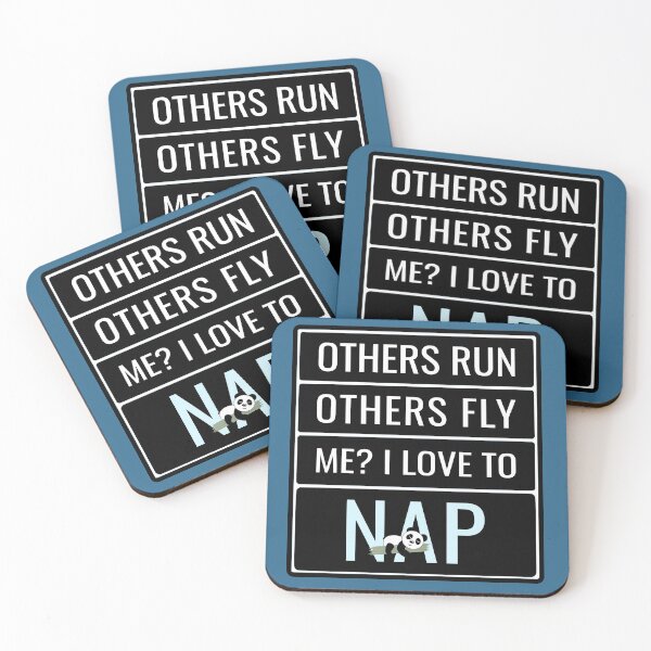 Item preview, Others Run, Others Fly. Me? I love to nap! Cute Panda design. designed and sold by DeliriousSteve.