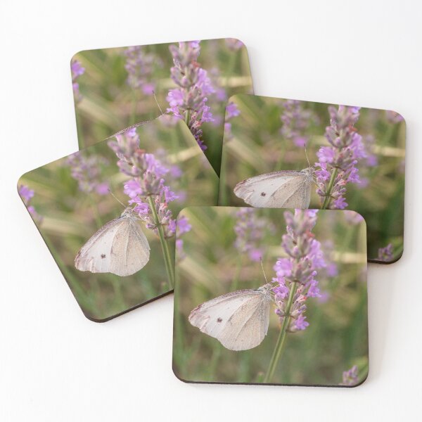 Item preview, Cabbage White Butterfly on Lavender designed and sold by Created-by-SJ.