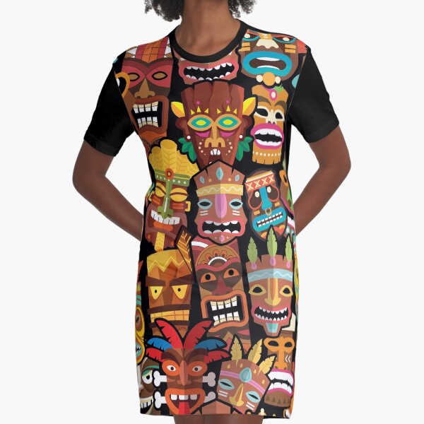 Item preview, Tiki Pattern designed and sold by B & K     Store.