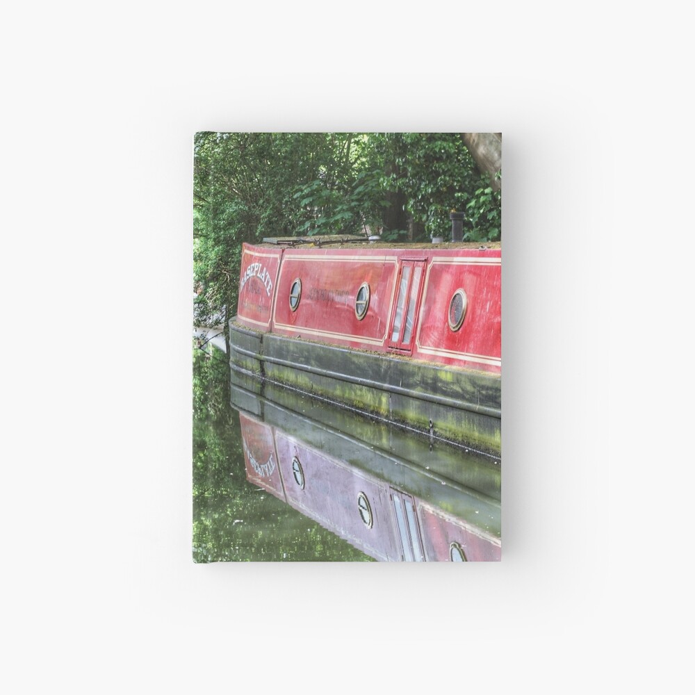 Dreamy Oxford Canal in May Hardcover Journal