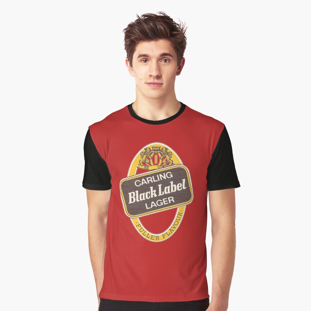 carling black label t shirt