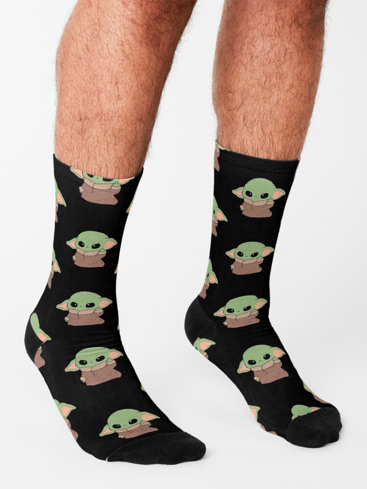 Alternate view of iridescent swirl middle finger gradient Socks