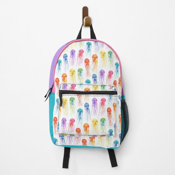 Item preview, Rainbow Watercolor Jellies on White designed and sold by micklyn.