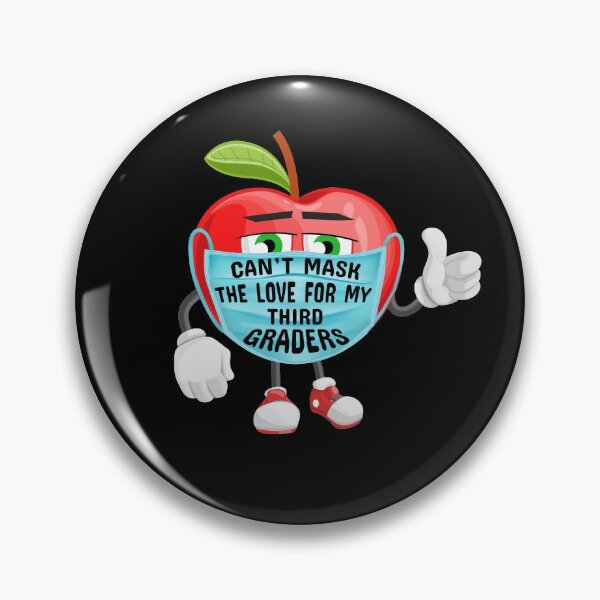 Item preview, Can't Mask The Love For My Third Graders designed and sold by issambak.