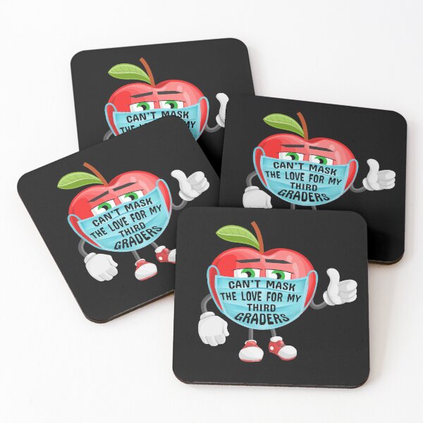 Item preview, Can't Mask The Love For My Third Graders designed and sold by issambak.