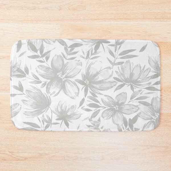 Item preview, Light Gray Watercolor Flowers designed and sold by B & K     Store.