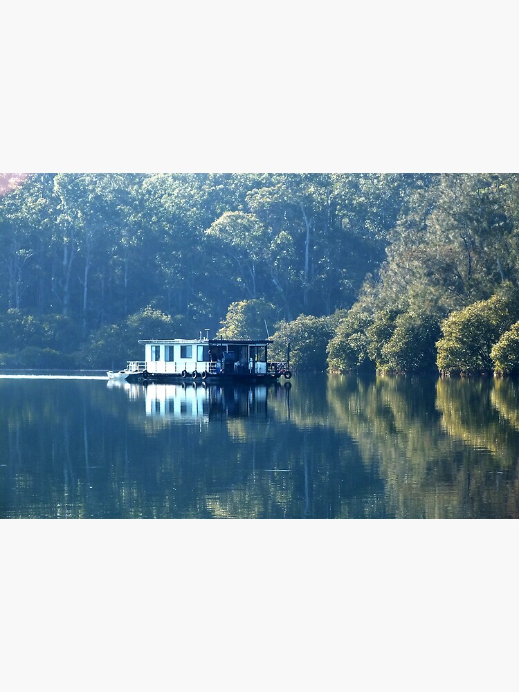 "Clyde River Houseboat" Poster for Sale by shortshooterAl Redbubble