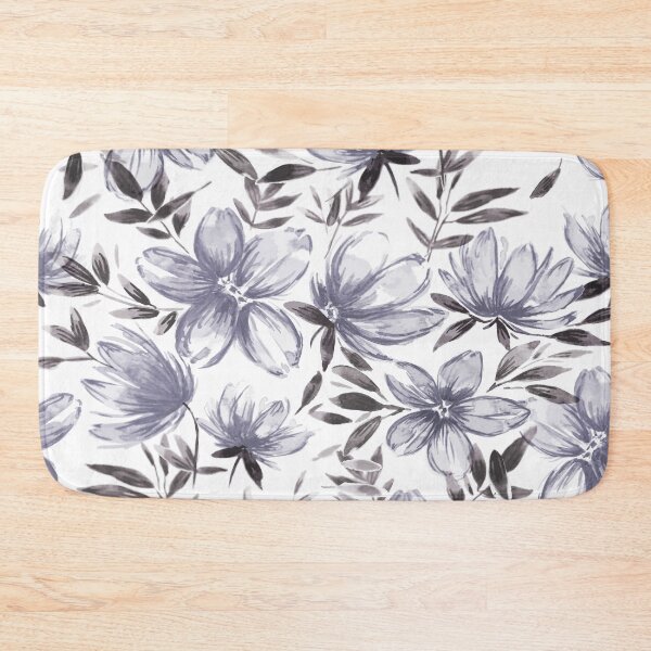 Item preview, Gray Watercolor Flowers designed and sold by B & K     Store.
