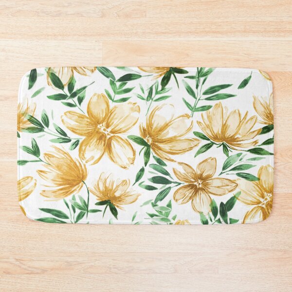 Item preview, Yellow Watercolor Flowers designed and sold by B & K     Store.