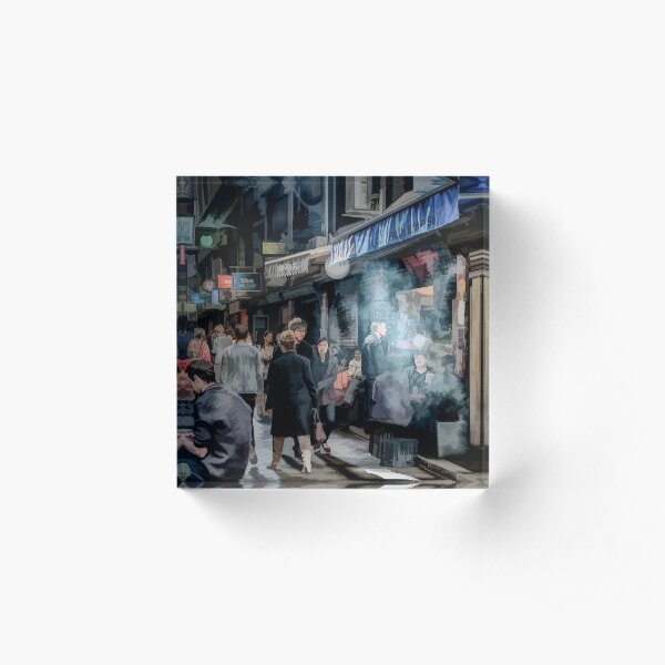 Deckard's Lane (painted) Acrylic Block