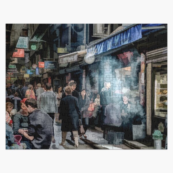 Deckards Lane (painted) Jigsaw Puzzle